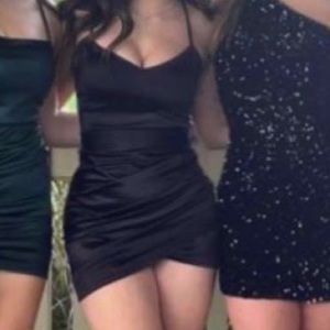 Homecoming Black Mini Dress